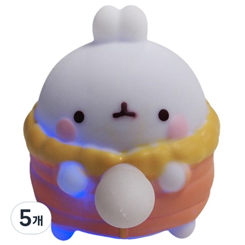 라이트 풍선 부는 몰랑이 아프리콧, 5개