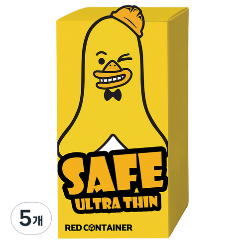 레드컨테이너 세이프 울트라씬 콘돔 나나, 12개입, 5개
