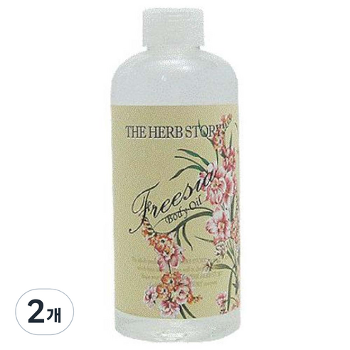 더허브스토리 바디오일 후리지아, 300ml, 2개