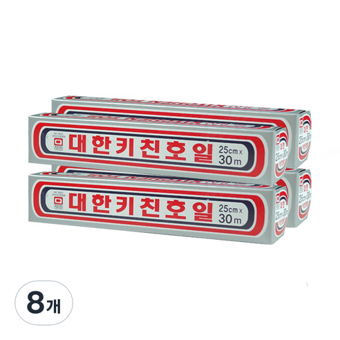 대한웰빙은박 대한키친호일, 30m, 8개