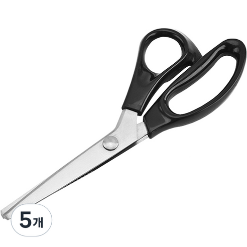 동아피엠에스 스테인리스 핑킹가위 구름형 3mm, 혼합색상, 5개