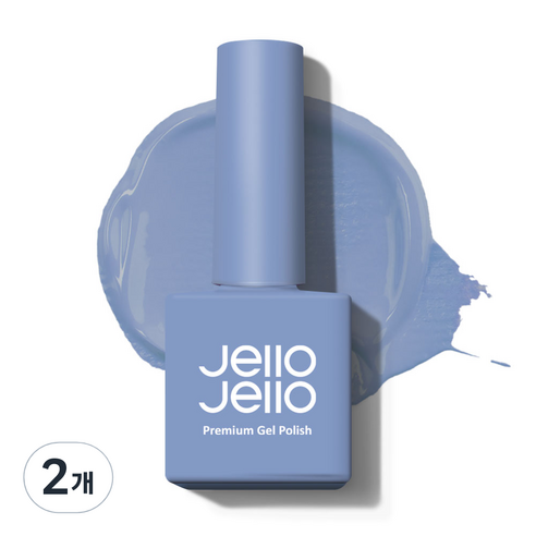 젤로젤로 프리미엄 젤네일 폴리쉬 솔리드 컬러 10ml, JC 63 앨리스블루, 2개