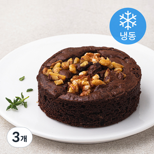 르까도드마비 호두 브라우니 (냉동), 80g, 3개