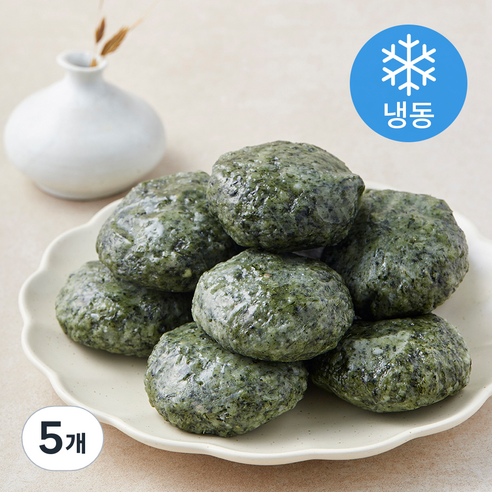 착한떡 제주해풍쑥 밥알찹쌀떡 (냉동), 60g, 5개, 10개입