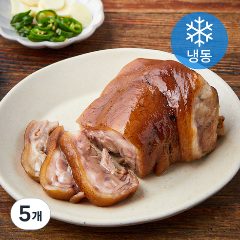 제주 흑돼지 통순살 족발 (냉동), 300g, 5개
