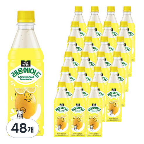 해태htb 미닛메이드 레몬에이드, 350ml, 24개