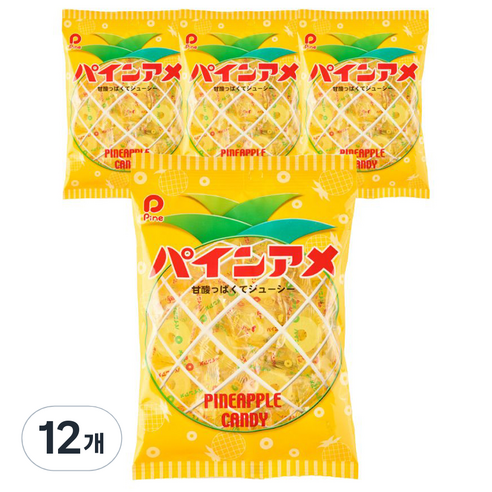 Pine 파인아메 사탕, 12개, 110g