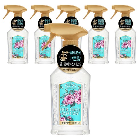 아우라 섬유 향수, 홀리데이 판타지, 400ml, 6개
