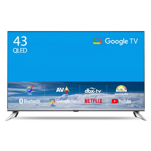 더함 FHD QLED 구글 OS TV, 109cm (43인치), NA431QLED, 스탠드형, 고객직접설치