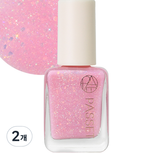 파셋 셀럽 네일 폴리쉬 매니큐어, 54 러블리핑크, 7ml, 2개