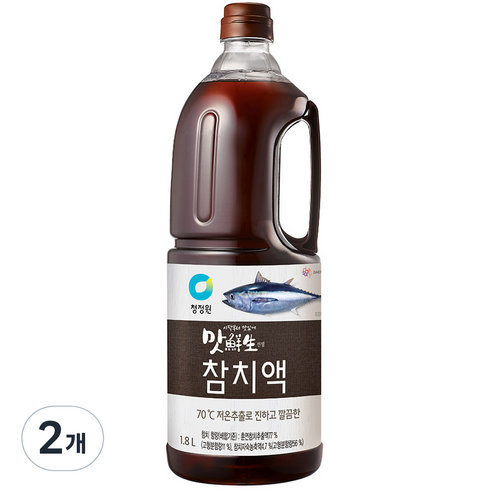 청정원 맛선생 참치액, 1.8L, 2개