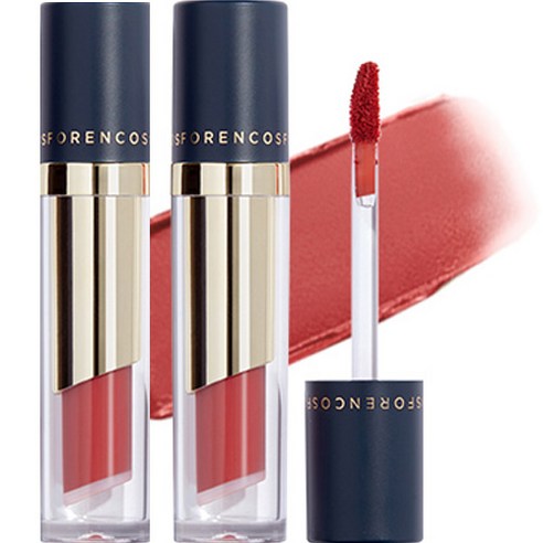 포렌코즈 타투 끌레르 벨벳 틴트 립틴트, 09 텐더, 4g, 2개