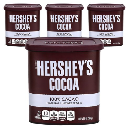 허쉬 코코아 파우더, 226g, 1개입, 4개