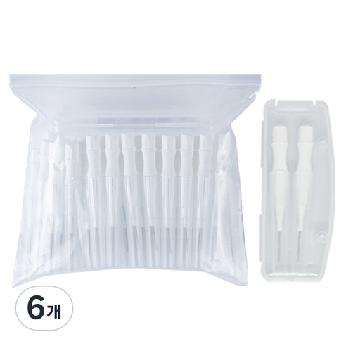 다덴 메디메이트 치간칫솔i형 SSSS 0.4mm, 50개입, 6개