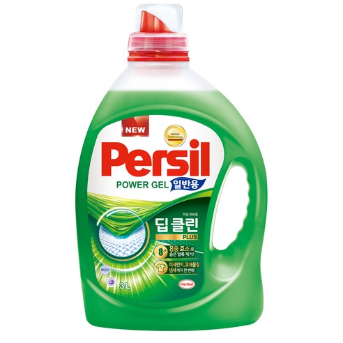 퍼실 딥클린 플러스 파워젤 액상세제 일반용 본품, 3L, 1개