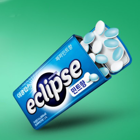 상쾌함이 깨어나는 순간, 이클립스 페퍼민트향 캔디
