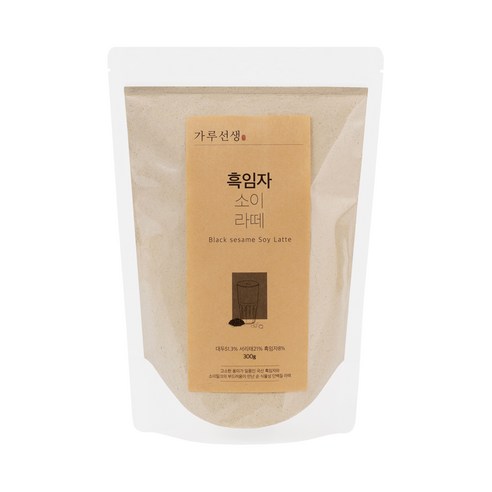 가루선생 흑임자 소이 라떼 가루, 300g, 1개