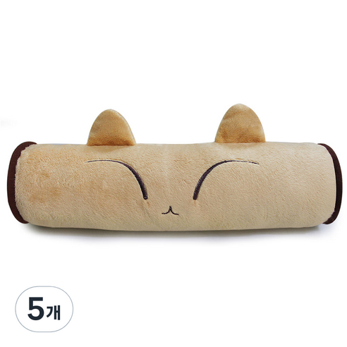 애니나라 헬로캣 차량용 목쿠션, 나루, 5개