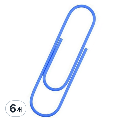 라이크존 다용도 클립 블루 100mm, 6개, 1개입