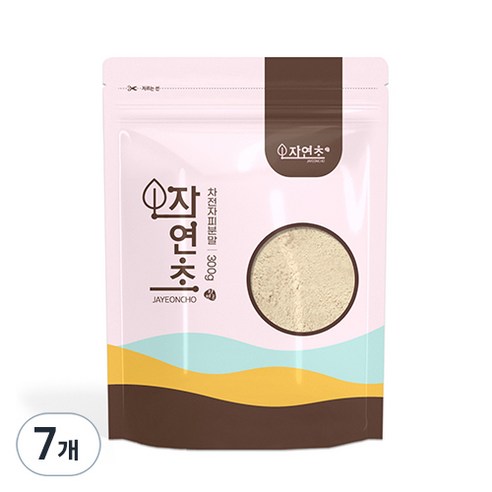 자연초 차전자피 고운입자 분말, 7개, 300g