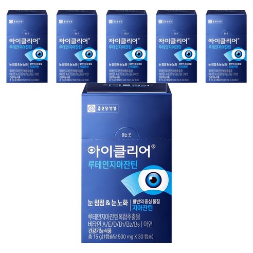 아이클리어 루테인지아잔틴, 30정, 6개