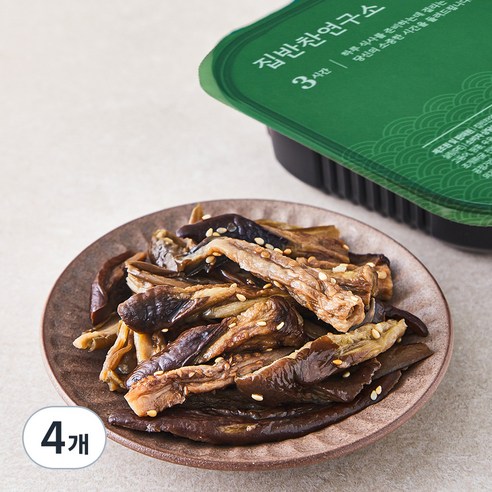 집반찬연구소 건가지볶음, 300g, 4개