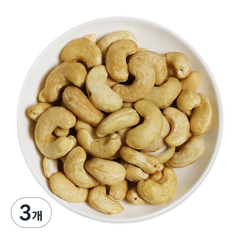 웰넛 자연두레 캐슈넛, 500g, 3개