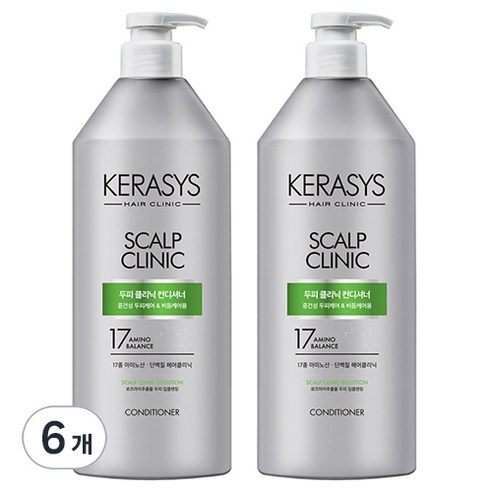 케라시스 두피클리닉 린스 플러스, 750ml, 6개