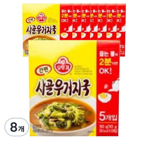 오뚜기 간편 사골 우거지국, 50g, 8개