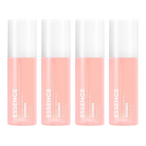 미샤 올어라운드 세이프 블록 에센스 선미스트 SPF50+ PA++++, 80ml, 4개