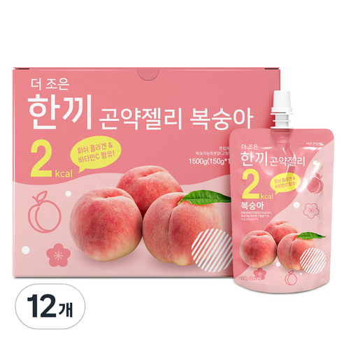 더존건강 더조은 한끼 곤약젤리 복숭아, 150ml, 120개