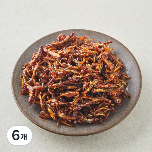 정미경키친 고추장멸치볶음, 100g, 6개