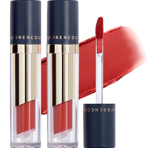 포렌코즈 타투 끌레르 벨벳 틴트 립틴트, 17 호즈, 4g, 2개