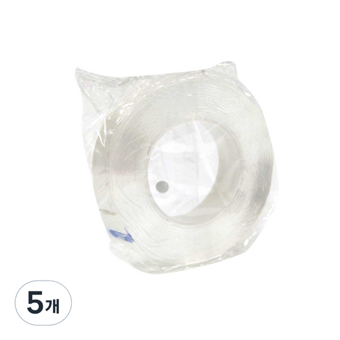 초강력 실리콘 매직 양면 테이프 두께 2mm 3cm x 3m, 5개
