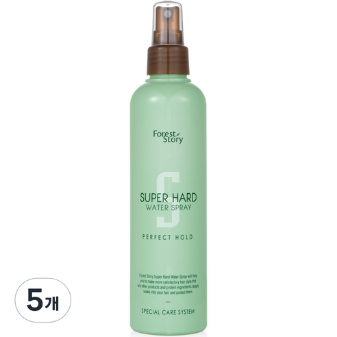 포레스트스토리 슈퍼 하드 워터 스프레이, 252ml, 5개