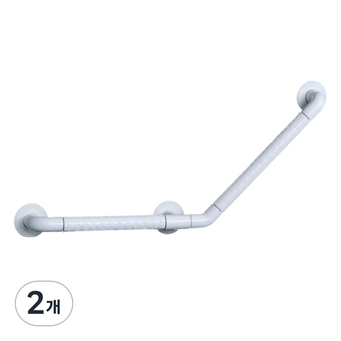 디페이브 베이직 135도 안전 손잡이 화이트, 2개