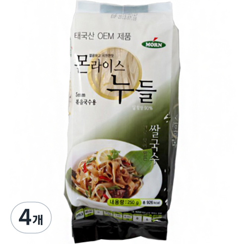 몬 라이스 누들 5mm, 250g, 4개