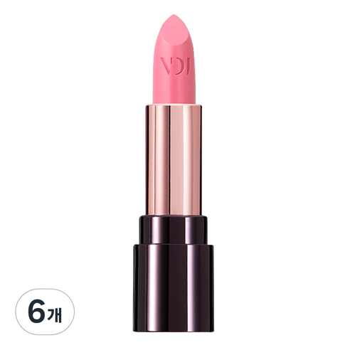 브이디아이 보브 립 컷 루즈 3.8g, PK104 핑크 베이비, 6개