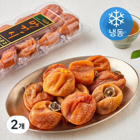 [로켓프레시] 지리적 인증 상주반건시 (냉동), 2개, 600g(10입)