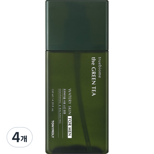 토니모리 더 그린티 트루바이옴 수분 스킨 포맨, 130ml, 4개
