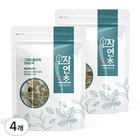 자연초 그라비올라차 티백, 1g, 4개, 50개입