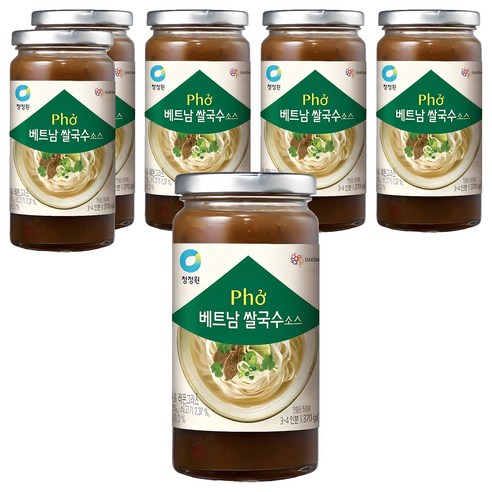 청정원 베트남 쌀국수 소스, 370g, 6개