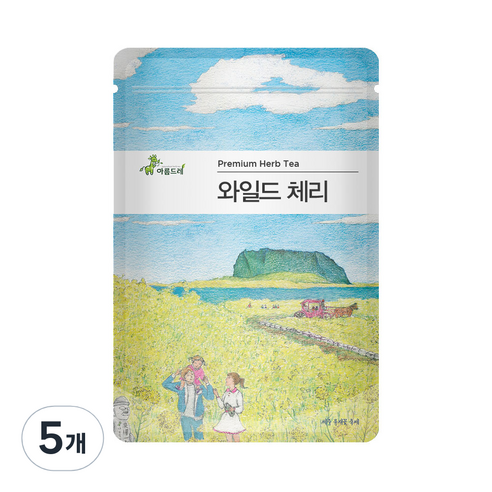 아름드레 삼각티백 와일드체리, 1.5g, 25개입, 5개