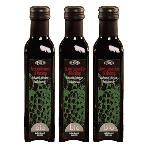 멩가졸리 발사믹모데나 3년 와인 식초, 250ml, 3개