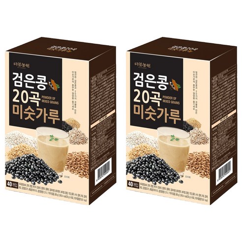 다농원 검은콩 20곡 미숫가루, 800g, 2개