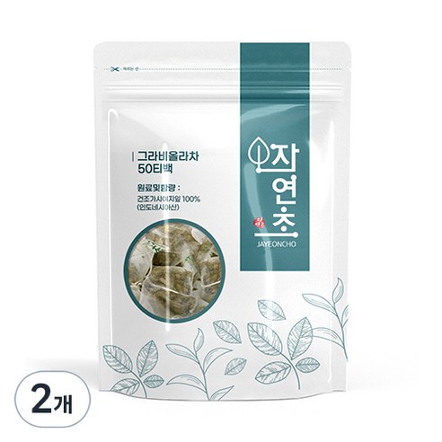 자연초 그라비올라 삼각티백, 1g, 2개, 50개입