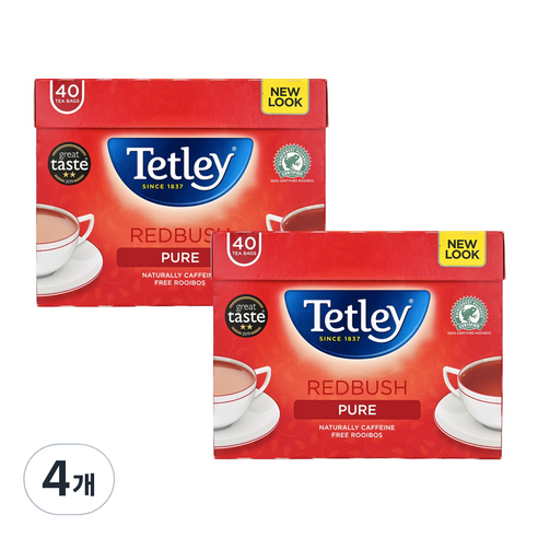 테틀리 루이보스, 100g, 40개입, 4개