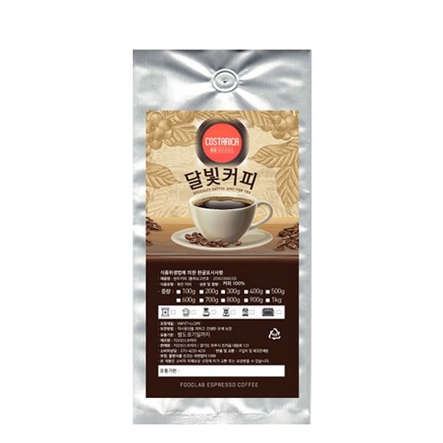 달빛커피 코스타리카 SHB 산타라우라, 더치커피, 1000g