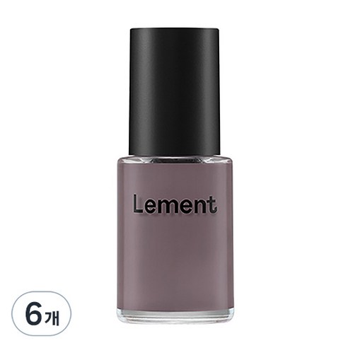 르멘트 컬러 네일, 16 누 브라운, 14ml, 6개