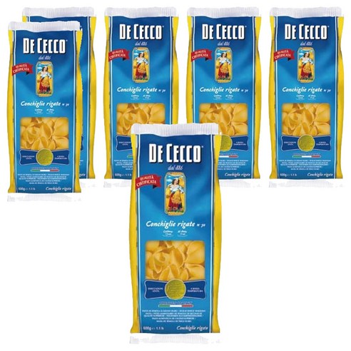 데체코 꼰길리에 파스타, 500g, 6개